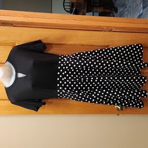 Black and White Polka Dot Dress